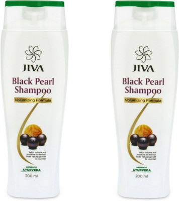 

Jiva Ayurveda Black Pearl Shampoo (200 ml) Dandruff and Hair loss Control(200 ml)