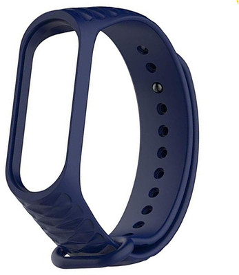 

Taslar Diamond Navy Blue Band Smart Band Strap(Blue)