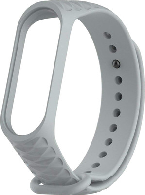 

Taslar Diamond Navy Grey Band Smart Band Strap(Grey)