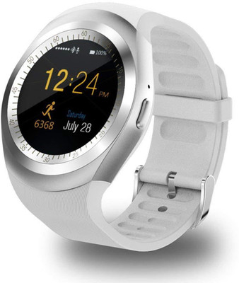 

DYG Y1 Black Smartwatch(White Strap FREE SIZE)