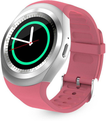 

DYG Y1 Black Smartwatch(Pink Strap Free Size)