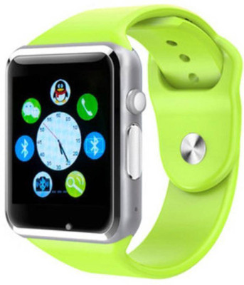 

BREEL A1 Bluetooth Smart Watch Bluetooth with Built-in Sim card and memory card slot touch Compatible with Android IOS Mobiles Wrist Calling mobile Green Smartwatch Green Smartwatch(Green Strap Free Size)
