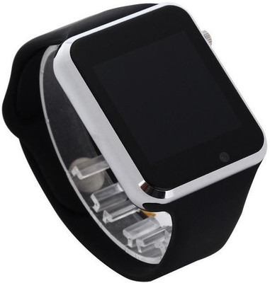 

BeatCell Bluetooth Smart Watch Compatible With All 3G , 4G Phone With Camera And Sim Card Support Silver Smartwatch(Black Strap Free Size)
