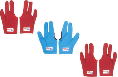 

MattZig Six Pcs of Pool Snooker Billiard Gloves (, Red, Blue, Blue;red