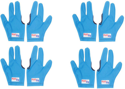 

MattZig Eight Pcs of Pool Snooker Billiard Gloves (, Multicolor, Blue