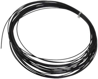 

QUINERGYS ™ KS-60 High Density Fiber "Top Control" Badminton String Line - Black 0.68 Badminton String - 10 m(Black)