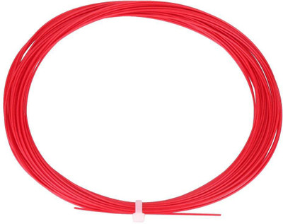 

QUINERGYS ™ Nylon High Flexibility Badminton Racquet String, Durable - Red 0.68 Badminton String - 10 m(Red)
