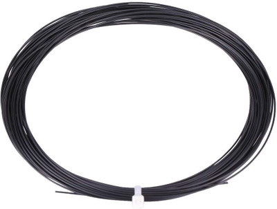 

QUINERGYS ™ Nylon High Flexibility Badminton Racquet String, Durable - Black 0.68 Badminton String - 10 m(Black)