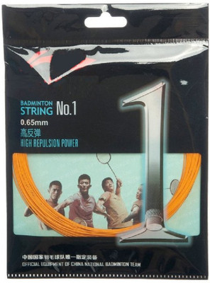 

QUINERGYS ® High Quality Medium felling Badminton String/ Racket String - Orange 0.68 Badminton String - 10 m(Orange)