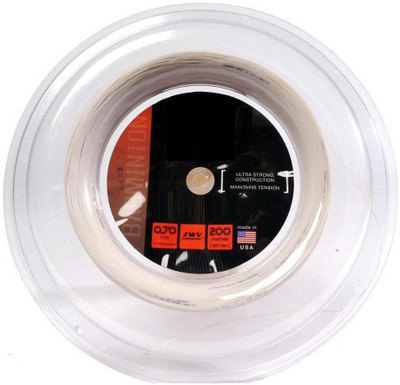 

QUINERGYS ™ Heavy Duty Professional "Medium Feeling" Badminton String Flexible - White 0.69 Badminton String - 10 m(White)