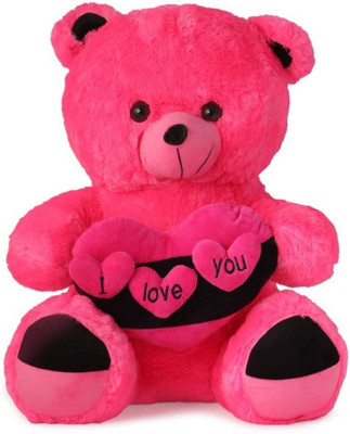 

HOMOKART soft heart Attarctive Teddy Bear - 22 inch(Pink)