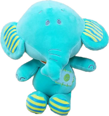

My Baby Excels Baby Elephant Plush Blue Colour 25 cm - 25 cm(Blue)