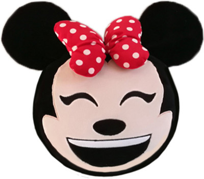 

Disney Laughing Minnie Emoji Face Plush 35 cm - 35 cm(Multicolor)