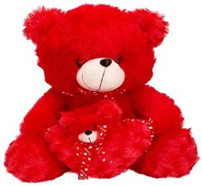 

ZOONIO Red Color Teddy Bear 55 cm - 55 cm(Black)