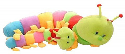 

ZOONIO cute kids playful caterpillar 100 Cm - 100 cm(Black)