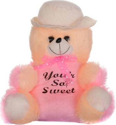 

HOMOKART Pink Fur Teddy Bear - 12 inch(Pink)