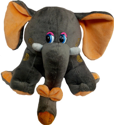 

MEGAEMART ELEPHANT ANIMAL SOFT TOY [GREY] - 25 cm(Multicolor)