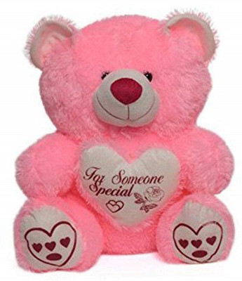 

ZOONIO Pink Big Fur teddy Bear 55 cm - 60 cm(Pink)