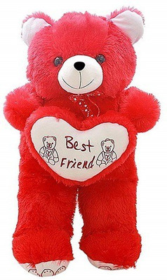 

ZOONIO Red Color Teddy Bear 70 cm - 70 cm(Red)