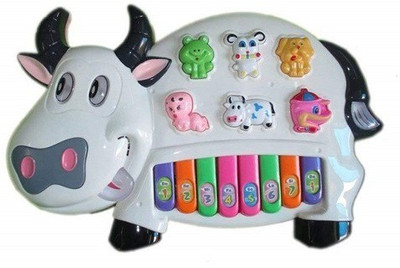 ZYUMA cow Piano for the Kids. - 6 cm(Black)