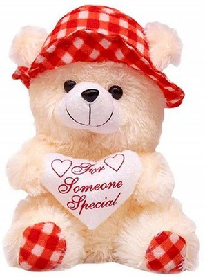 

ZOONIO red & Cream Teddy Bear 30 cm - 30 cm(Multicolor)