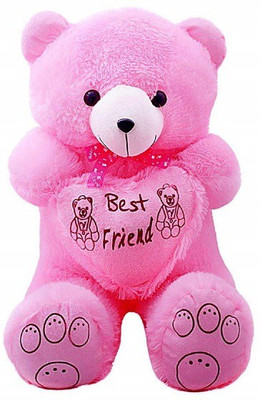 

ZOONIO Beautiful Pink Teddy Bear 70Cm - 70 cm(Multicolor)