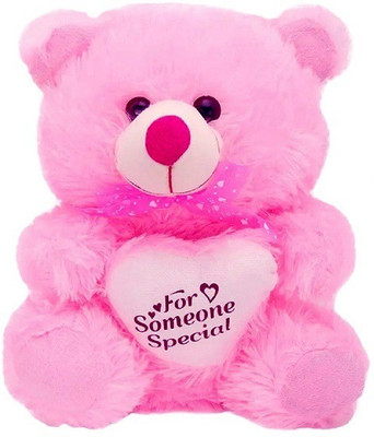 

GAMERPOINT Beautiful Pink Fur & Someone Special Heart Teddy Bear - 60 cm - 11 cm(Black)