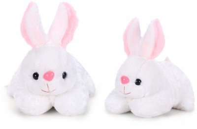 

V Teddy Rabbit Soft Toy Pack Of 2 - 28 cm(White)