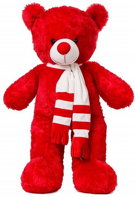 

ZOONIO Red Color teddy Bear 80 Cm - 60 cm(Multicolor)