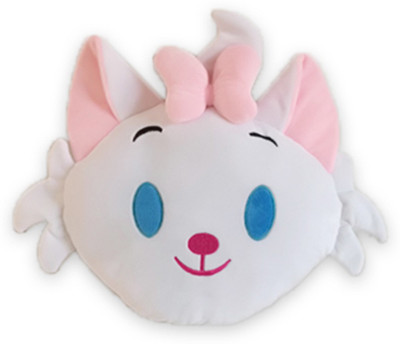 Disney Smiling Marie Emoji Face Plush 35 cm - 35 cm(Multicolor)