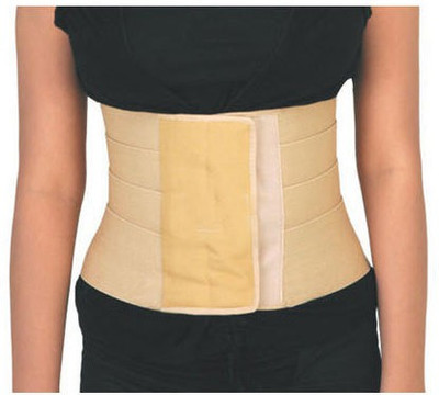 

G.M.S Rehabilitation Tummy Trimmer/Abdominal Belt also for Post Pregnancy Back & Abdomen Support Back & Abdomen Support (L, Grey)