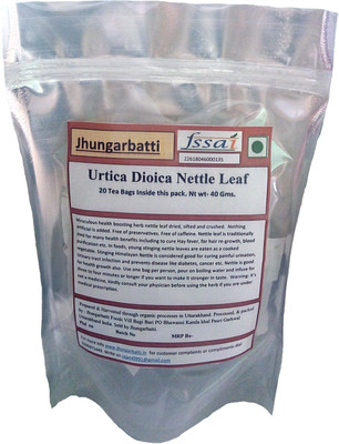 

Jhungarbatti Nettle Leaf (20 Tea Bags, Pack) Herbal Tea Bags(40 g, Vacuum Pack)