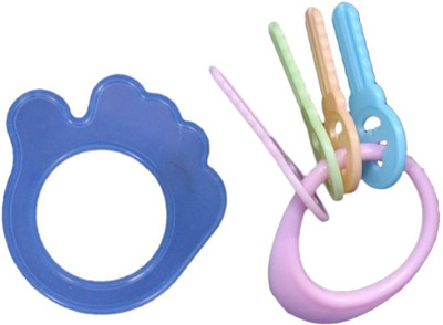 

Poddar Fashion Square BPA-Free No Baby teether-7(Multicolour-6)