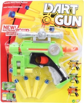 

BIG MONKEY TOYS MANUAL SOFT BULLET GUN TOY LONG SHOOTING RANGE TARGET BOARD GAME FOR KIDS(Green)