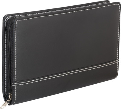 

Shubheksha Premium Black Travel Document Holder / Cheque Book Pouch with Cheque Pad & Card Slots(Black)