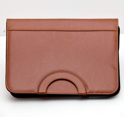 

DIVINEZON Pu leather professional business padfol A4 (Set Of 1, Brown)(Brown)