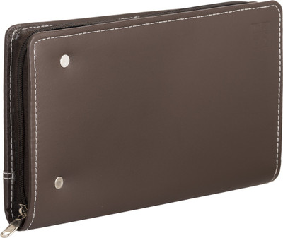 

Shubheksha Premium Brown Travel Document Holder / Cheque Book Pouch with Cheque Pad & Card Slots(Brown)