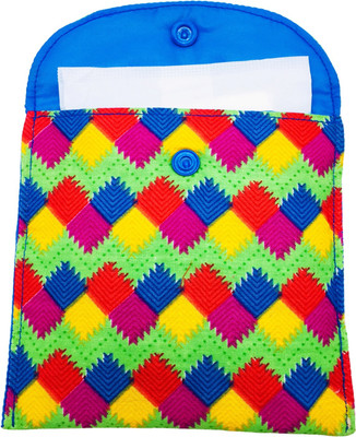 

Meher Collection Cosmetic Pouch(Multicolor, Blue), Blue;multicolor