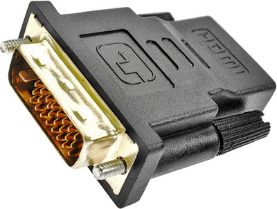 

ACUTAS TV-out Cable Gold-Plated DVI 24+1 To HDMI Male To Female 1080P HDTV Converter Adapter For PC TV Boxes Projectors(Black, For TV)
