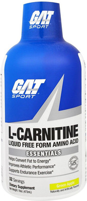 

GAT Essentials Liquid L-Carnitine Drink ( Green Apple)(473 ml)