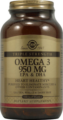 

SOLGAR Triple Strength Omega 3 EPA & DHA 950 Mg(100 No)