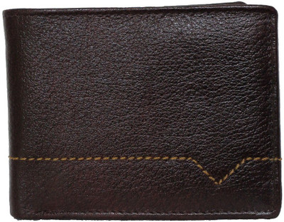 

pocket bazar Men Brown Genuine Leather Wallet(7 Card Slots)