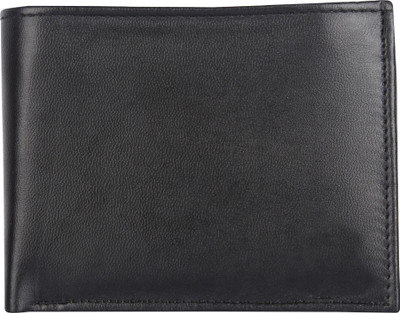 

Ul-Faiz Men Casual Black Genuine Leather Wallet(8 Card Slots)