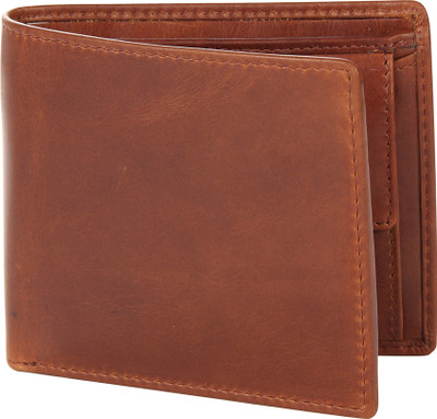 

Leather Zentrum Men Casual Tan Genuine Leather Wallet(4 Card Slots)
