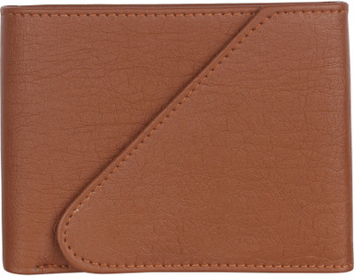 

SAE Men Formal Tan Artificial Leather Wallet(6 Card Slots)