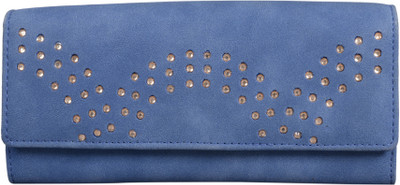 

Leatherstile Women Casual Blue Artificial Leather Wallet(4 Card Slots)
