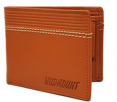 

Wildmount Men Casual Tan Genuine Leather Wallet(3 Card Slots)