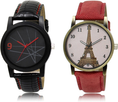 

Frolik LOEM 08-230 Stylist Design Formal Collection Black And Red Color Men And Women Watch - For Boys & Girls