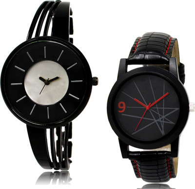 

Theicon New Stylish Black Combo Watch LR-0211-08 Watch - For Girls