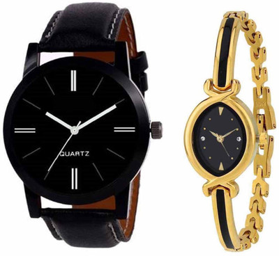 

SPLAZOS Combo Presenting the Leather Strap And Formal Design For Men And Women-05 Watch - For Boys & Girls